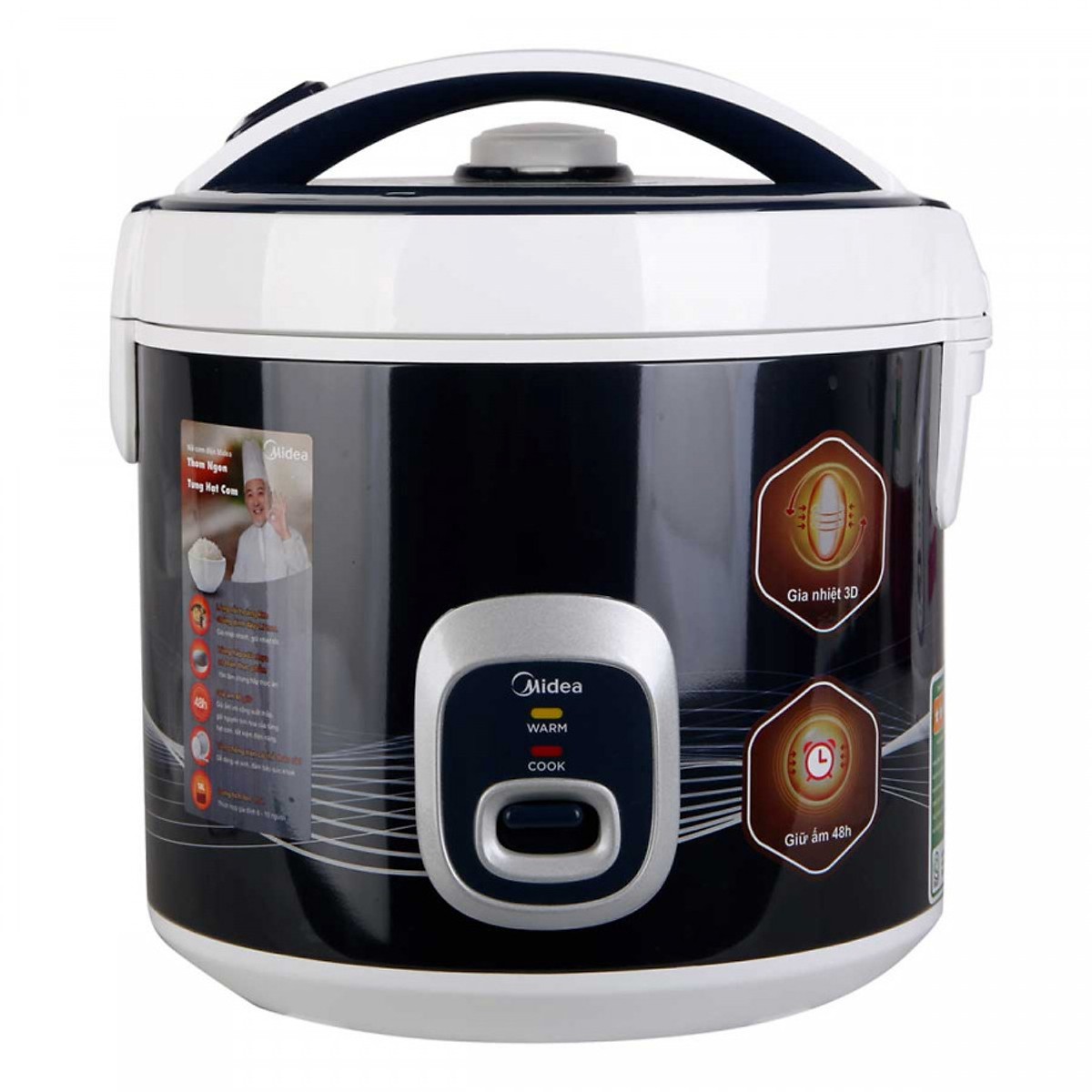 Nồi cơm điện Midea 1.8L MR-CM1826